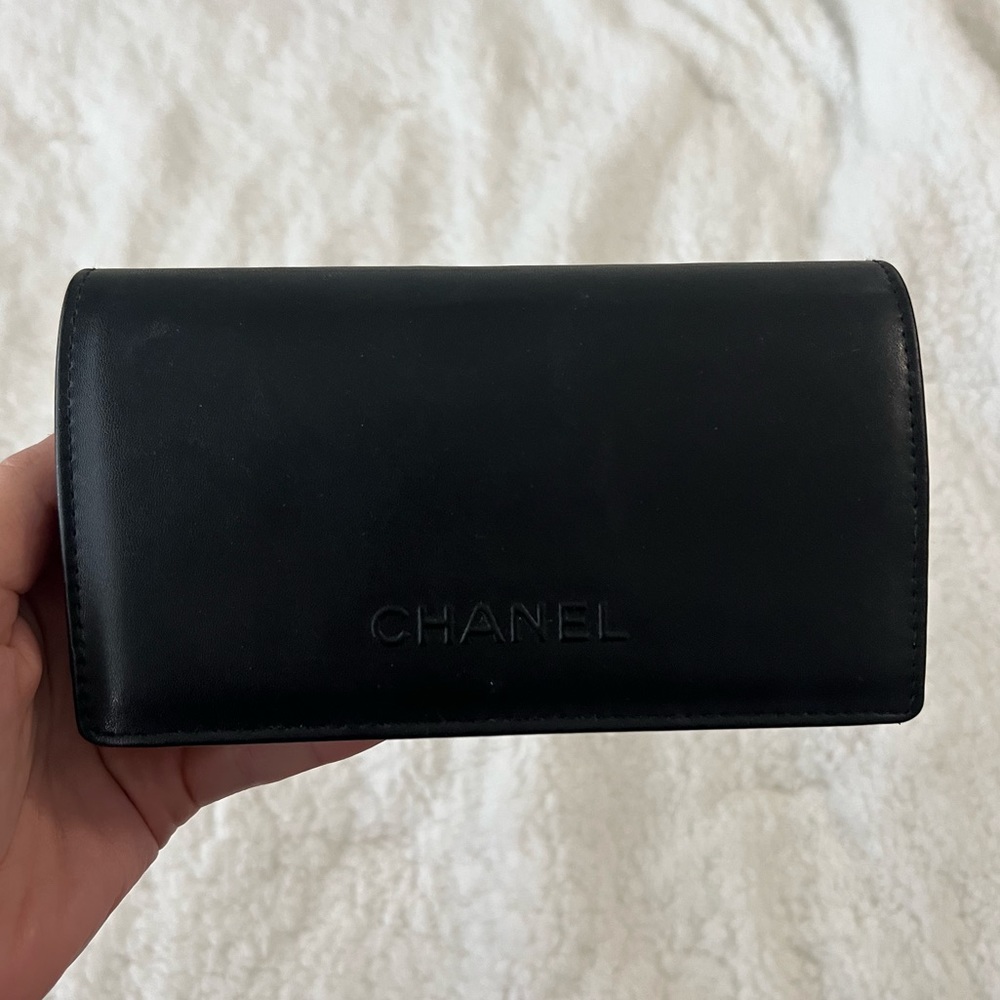 Chanel Black Quilted Sunglasses Case